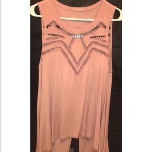 American Eagle Tank top with cut outs!